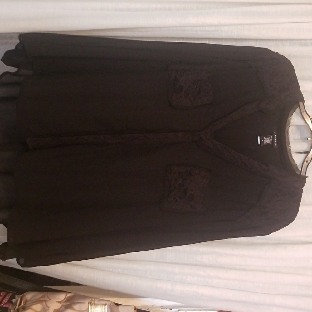 Torrid black lace top